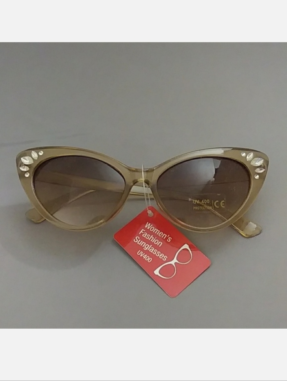 Vintage Retro Style Taupe Marquis Women's Sunglasses Sunnies Glasses